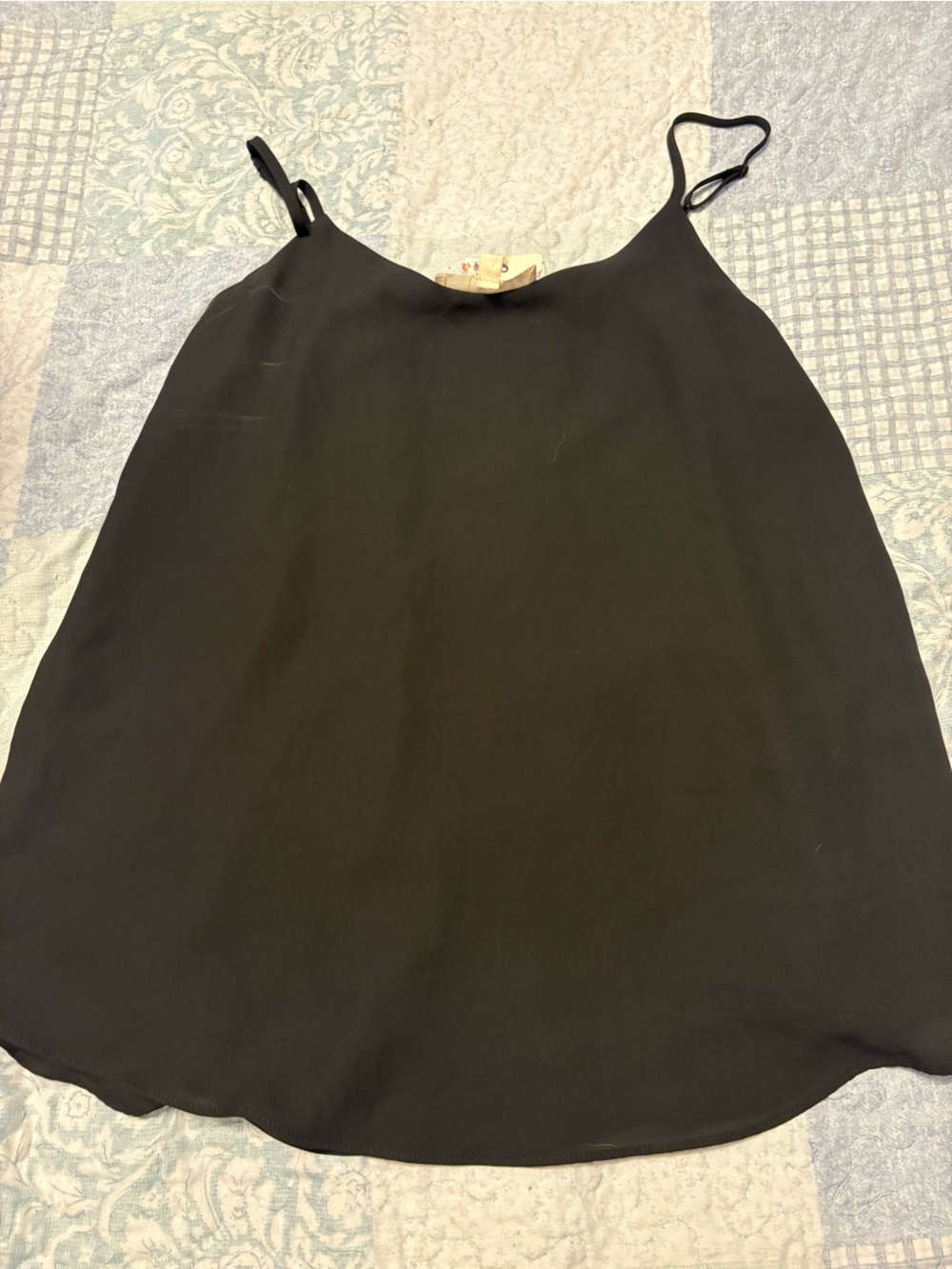 Black Sleeveless Flowy Top
